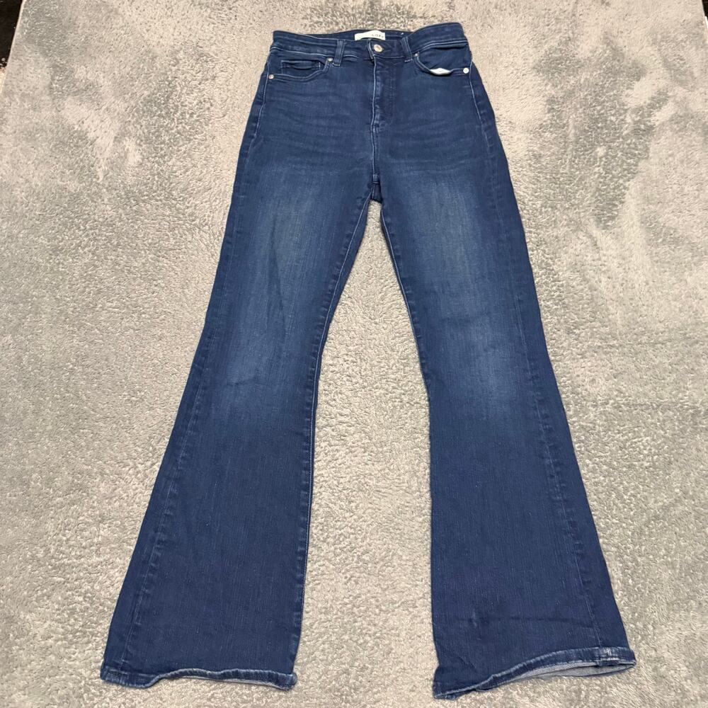 LOFT Jeans Womens 27 /4 (27x31) Slim Flare High Rise Blue